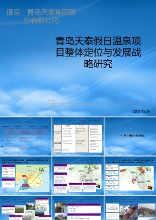 世联山东青岛温泉别墅项目整体定位与发展策1417229240