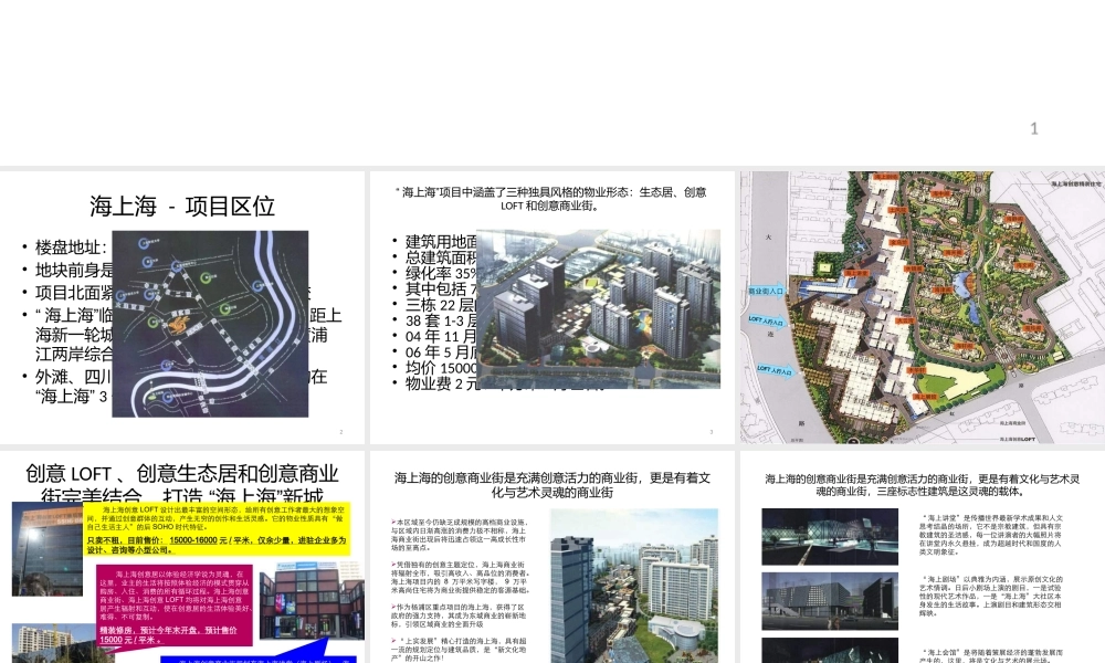 世联上海loft产品案例