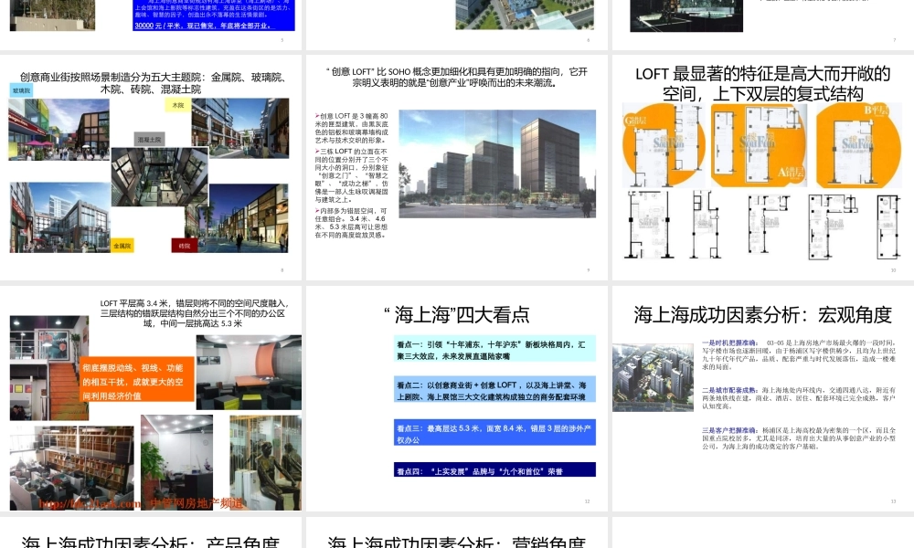 世联上海loft产品案例