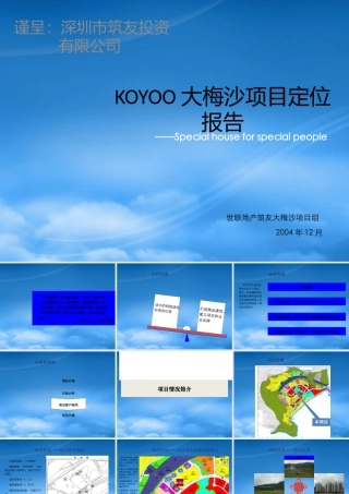 世联-深圳KOYOO大梅沙项目定位报告-(广西中桂传媒学习