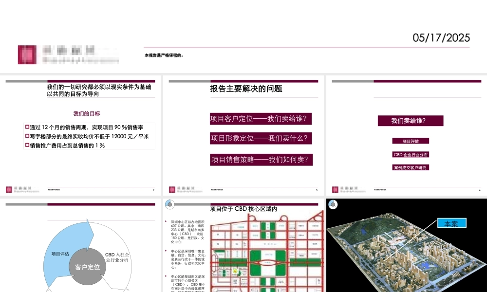世联-深圳华融大厦前期策划报告—111PPT