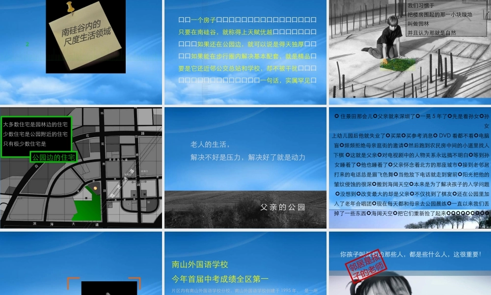 世联-深圳市南硅谷中信海阔天空项目提案-53PPT