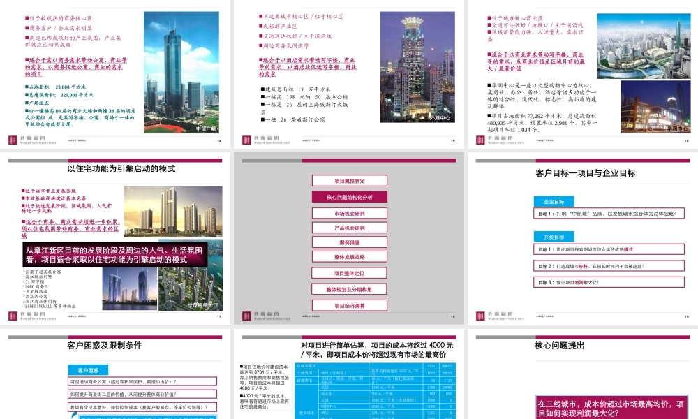 世联-深圳中航赣州章江新区项目整体定位及发展战略报告-240PPT