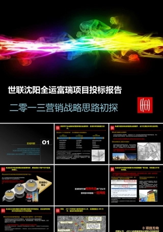 世联沈阳全运富瑞项目投标报告-XXXX营销战略思路91P