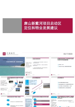 世联-唐山新戴河项目启动策略及物业发展建议-136PPT