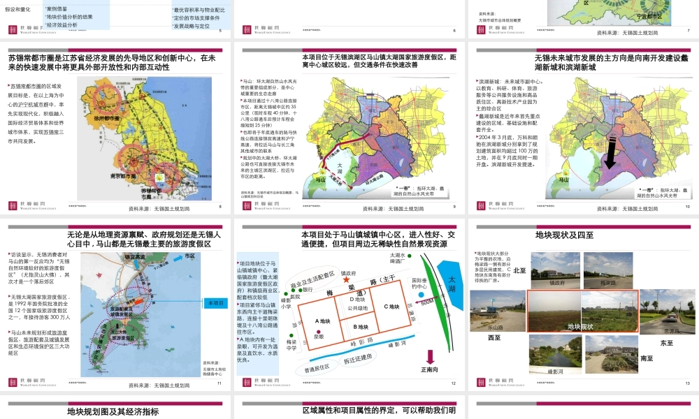 世联-无锡风水隆置业马山530亩项目整体定位与发展战略研究-152页