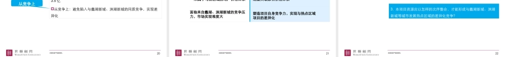 世联-无锡马山项目整体定位与发展战略研究