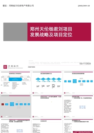 世联-郑州天伦杨君刘项目发展战略及项目定位报告-123PPT