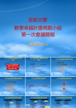 世新大学96年度教学卓越计画规划小组