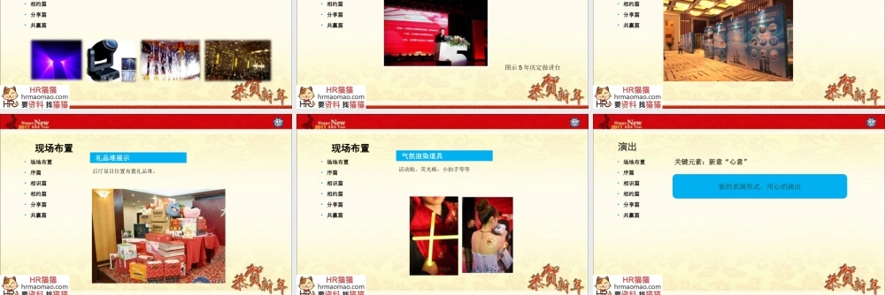 万X集团年会活动策划方案-HR猫猫