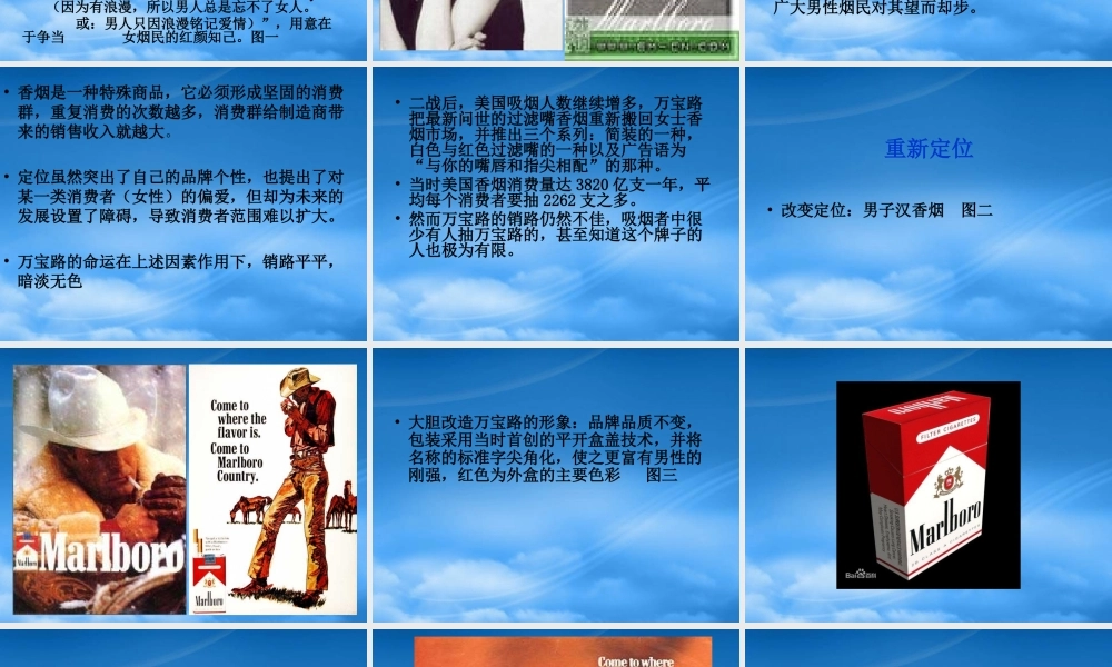 万宝路品牌定位分析