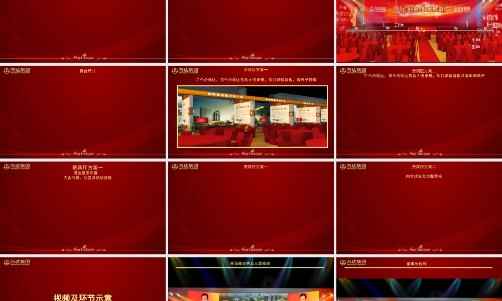 万达广场招商大会策划(PPT31页)