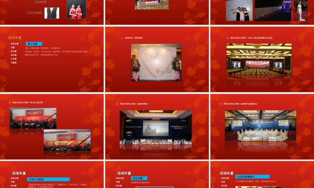 万达集团年会活动策划方案(PPT64页)