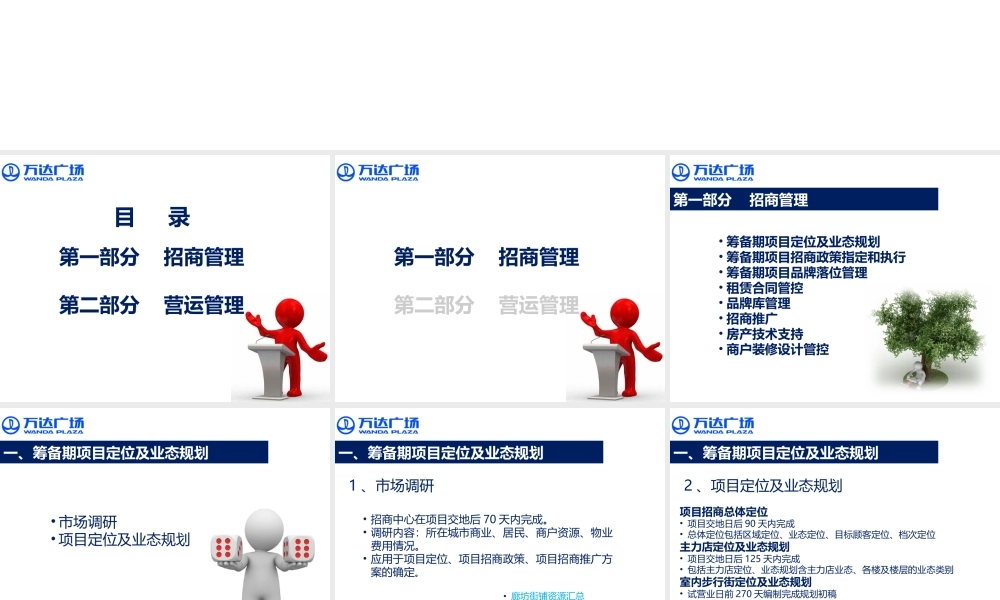 万达集团招商营运工作梳理（河北）(PPT60页)
