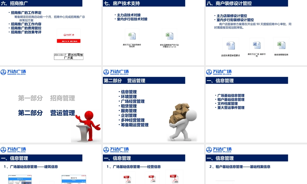 万达集团招商营运工作梳理（河北）(PPT60页)