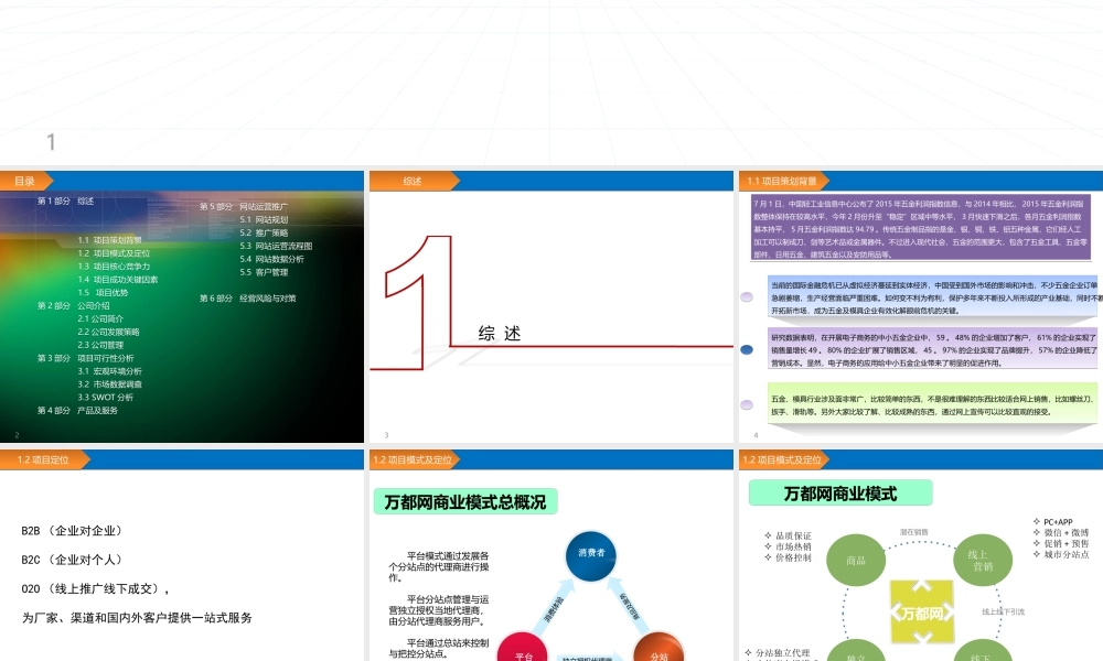 万都网商业模式方案书