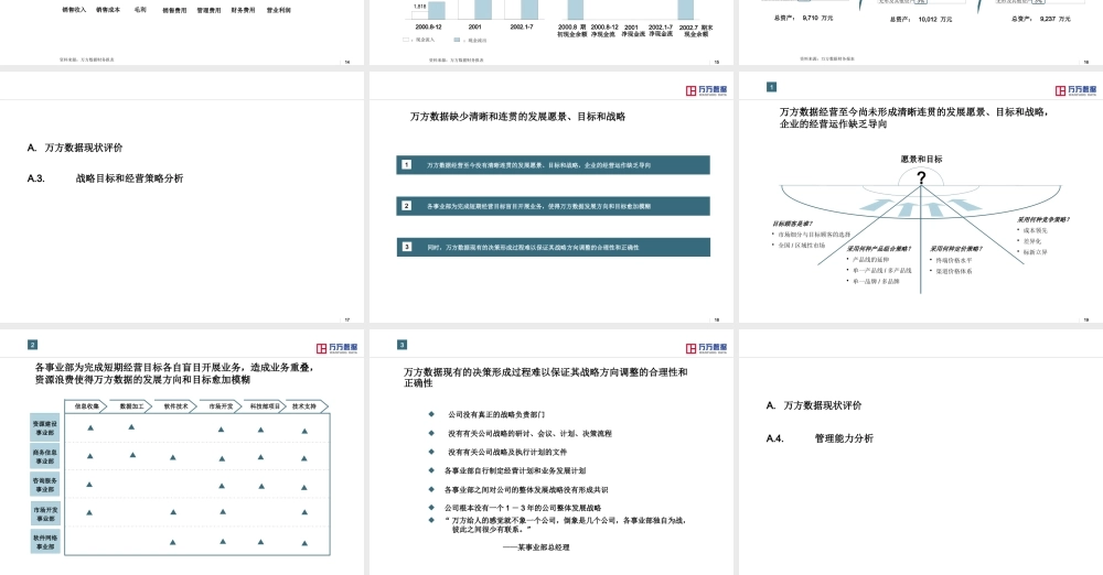 万方数据企业发展战略咨询项目报告