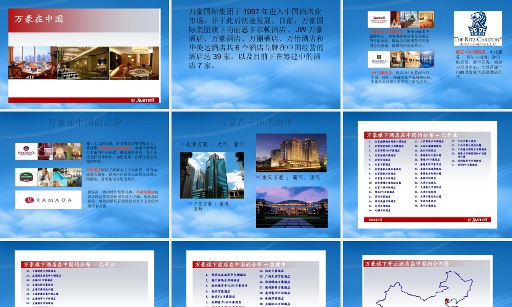 万豪国际战略分析