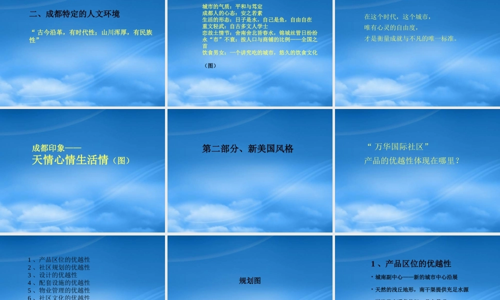 万华国际社区品牌广告与营销（PPT92页）