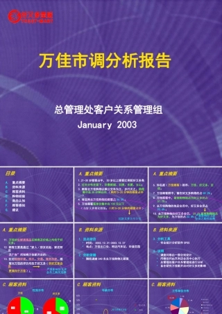 万佳市调分析报告