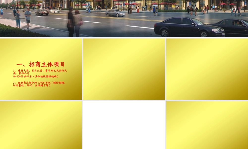 万联商业广场招商文案