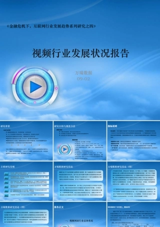 万瑞数据：视频行业发展状况报告(XXXX 年2月)