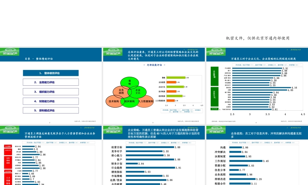万通地产发展战略咨询项目内部评估报告