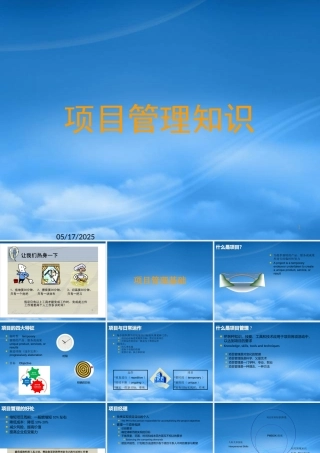 万维项目管理培训(节选版)