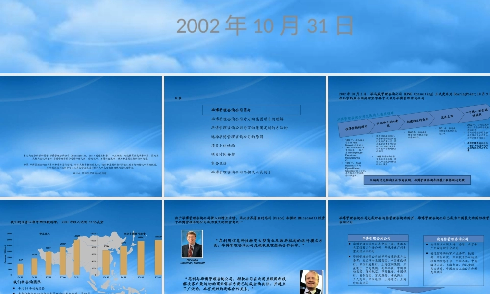 万向集团IT规划项目项目建议书