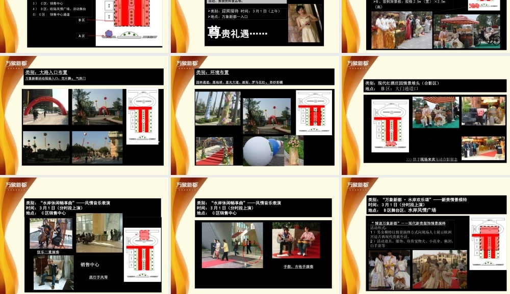 万象新都楼盘开售活动策划方案