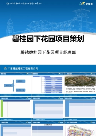 下花园京御山水项目施工策划-