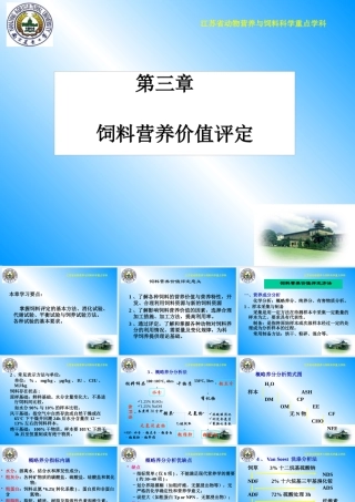 下载第三章饲料营养价值评定-PowerPointPr