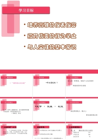 一、微笑礼仪(PPT33页)