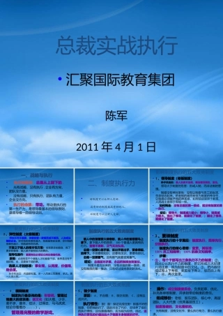 一、战略与执行