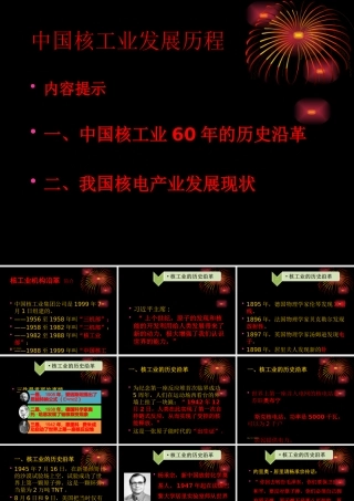 一、中国核工业发展历(完)
