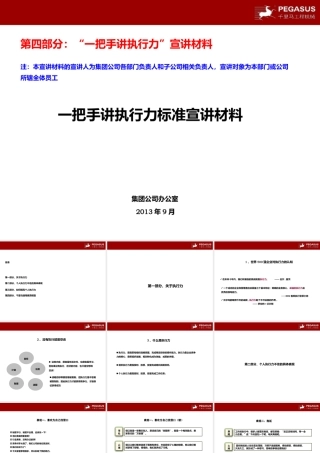 一把手讲执行力(标准版)(PPT38页)