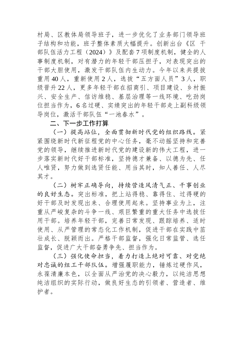 20250110区委组织部2024年选人用人工作总结_第3页