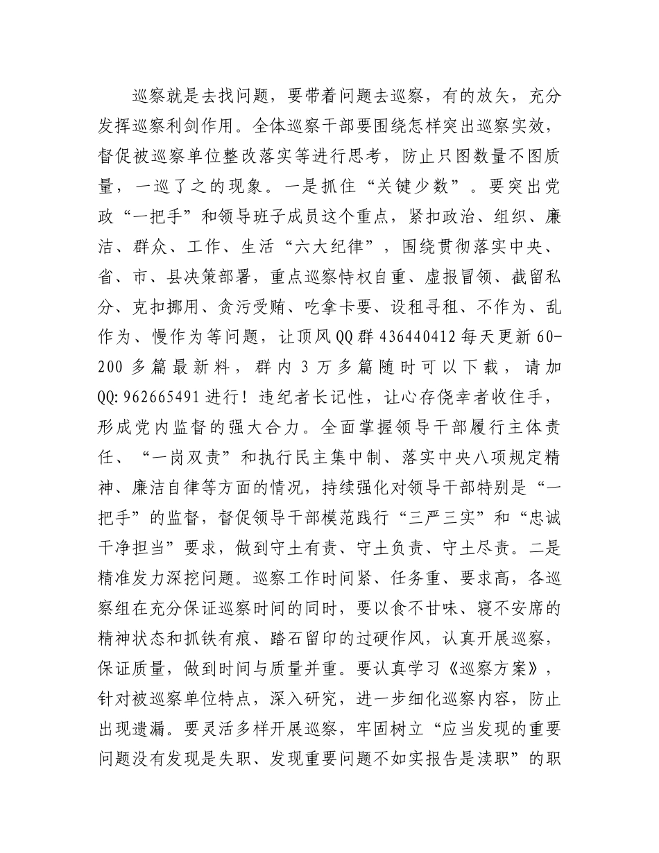 20250319在乡村振兴领域专项巡察工作汇报会上的讲话_第3页