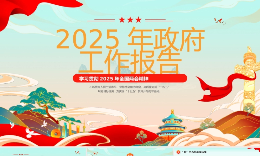 202503182025年全国两会——政府工作报告