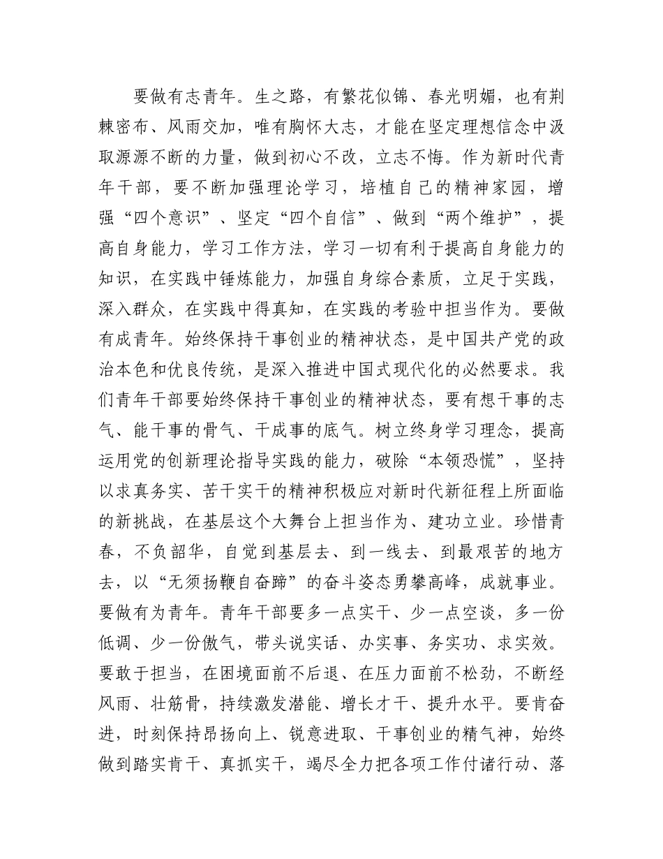 在2025年青年干部培训班上的交流发言提纲_第2页