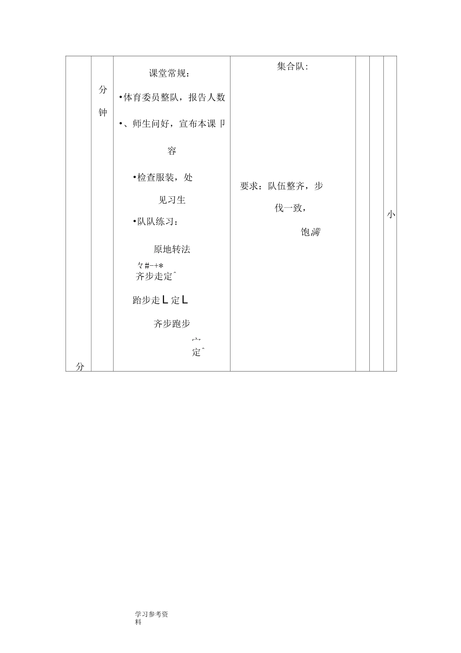 体育课韵律操教案_第2页