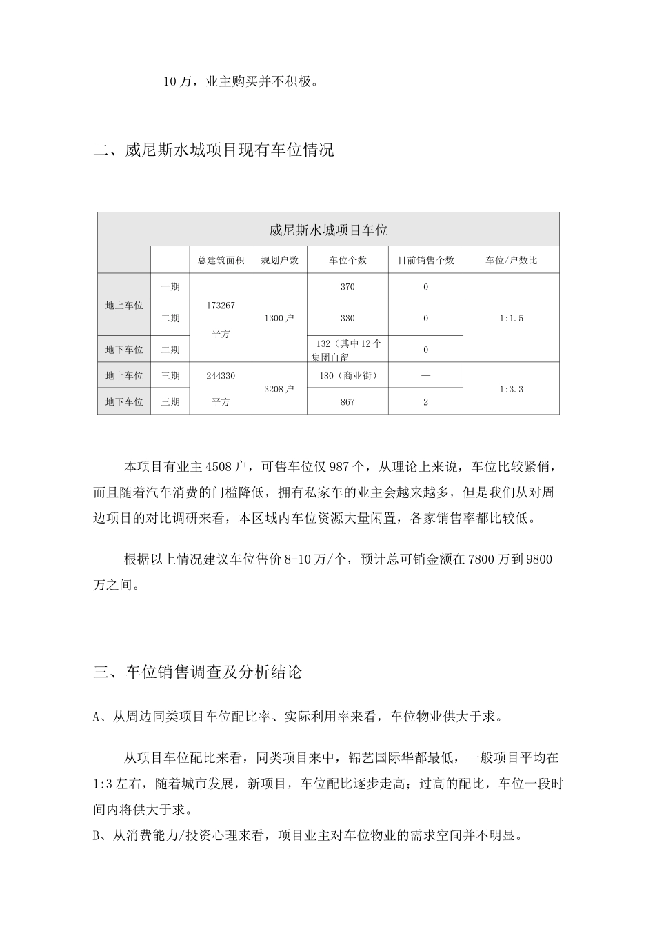 车位销售方案模版_第2页