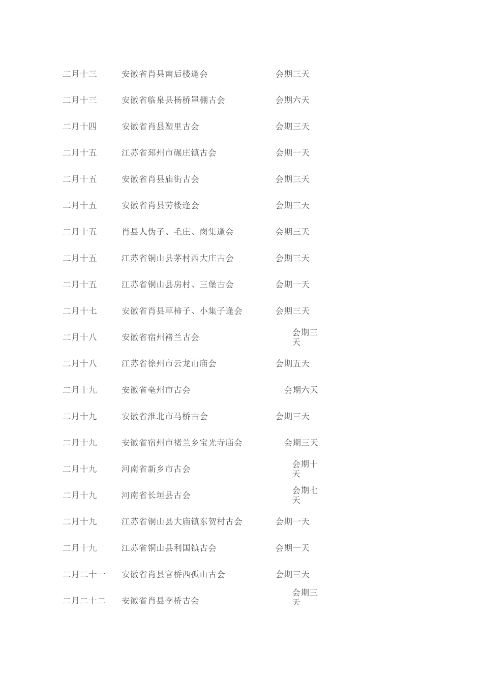 全国庙会时间表96745_第3页