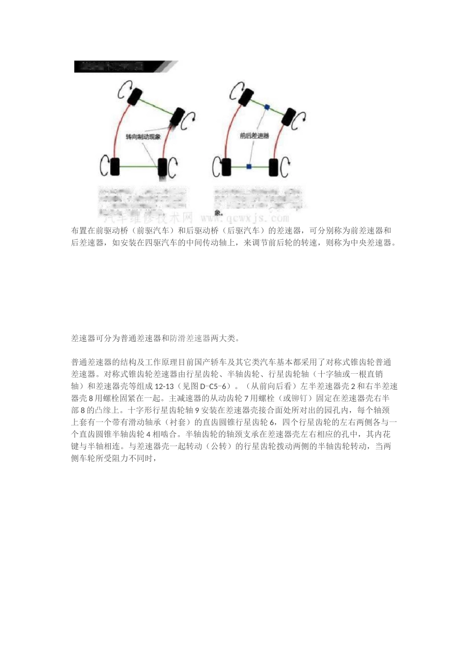 差速器的结构及工作原理(图解)_第2页