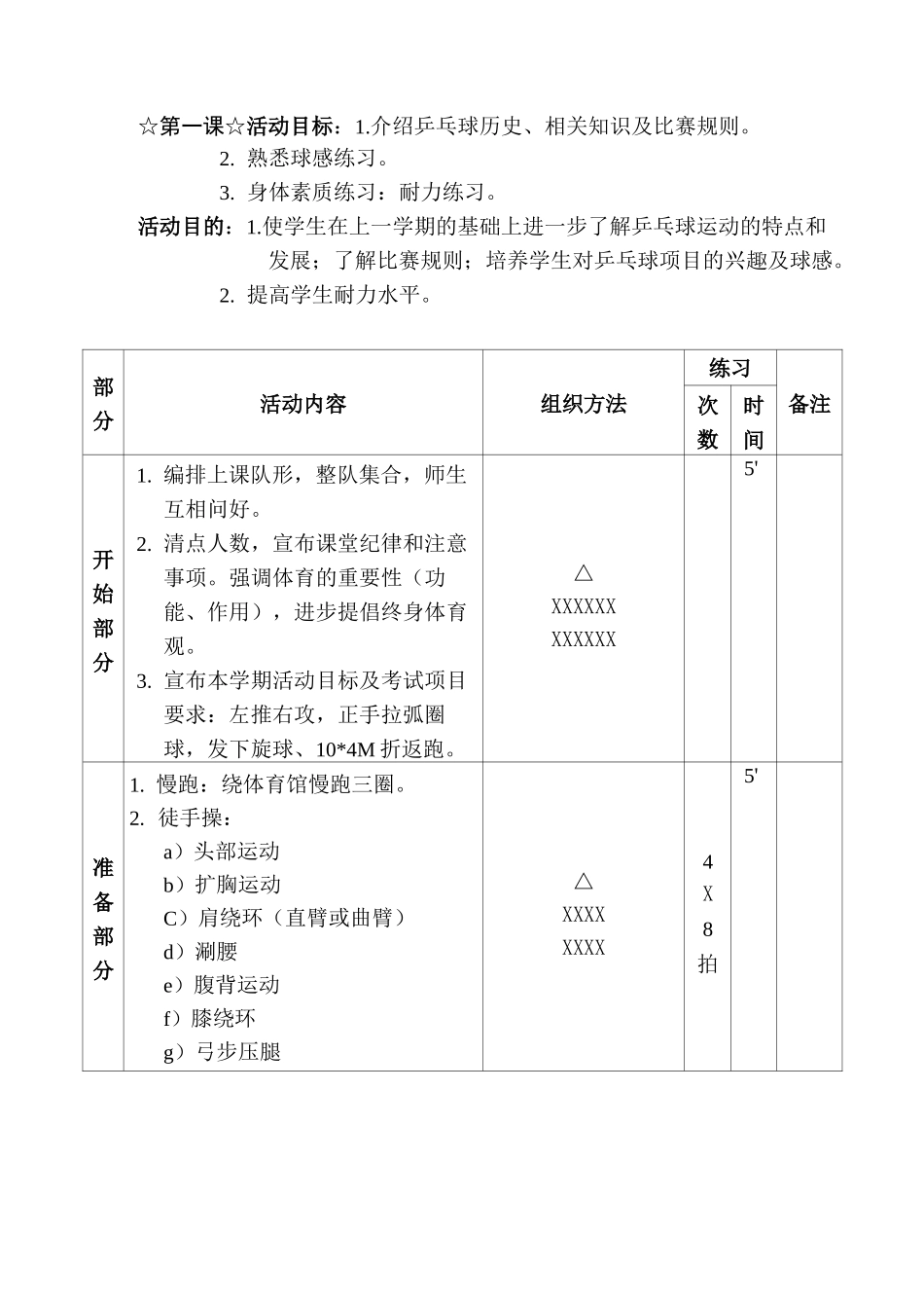 乒乓球社团教案_第2页