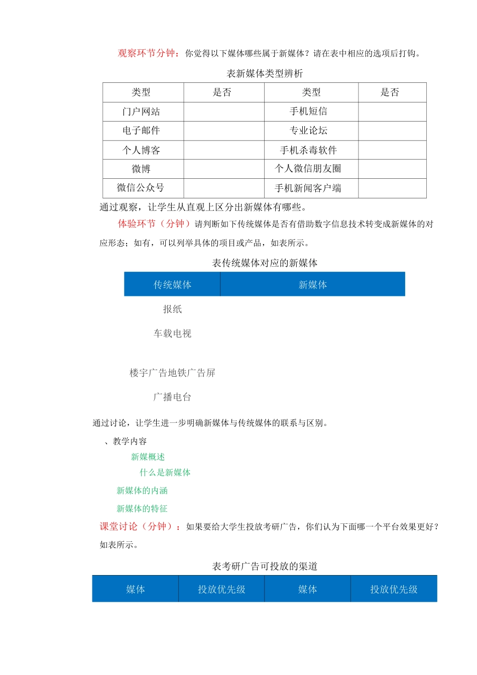 《新媒体营销》全套教学教案_第3页