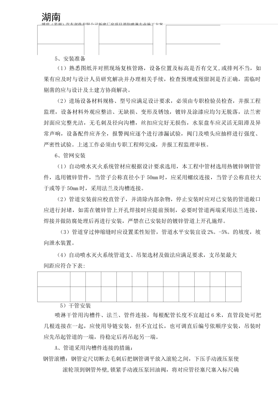 消防栓及喷淋系统施工方案_第3页