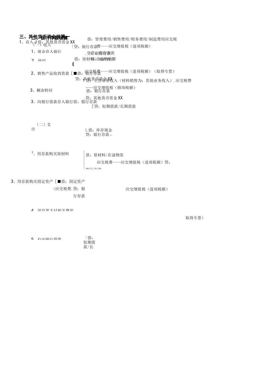 会计基础会计分录汇总大全_第2页