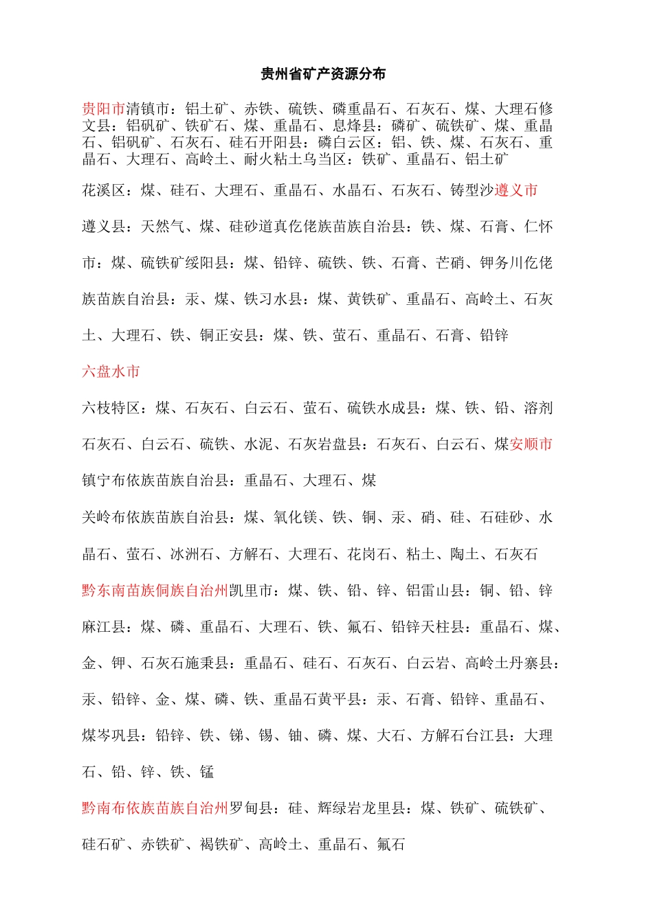 贵州矿产资源分布(终审稿)_第3页