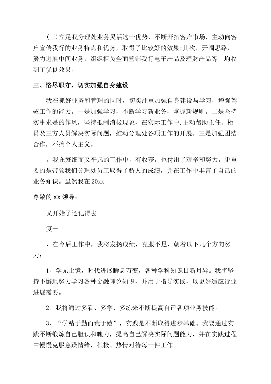 银行营销副职述职报告_第2页